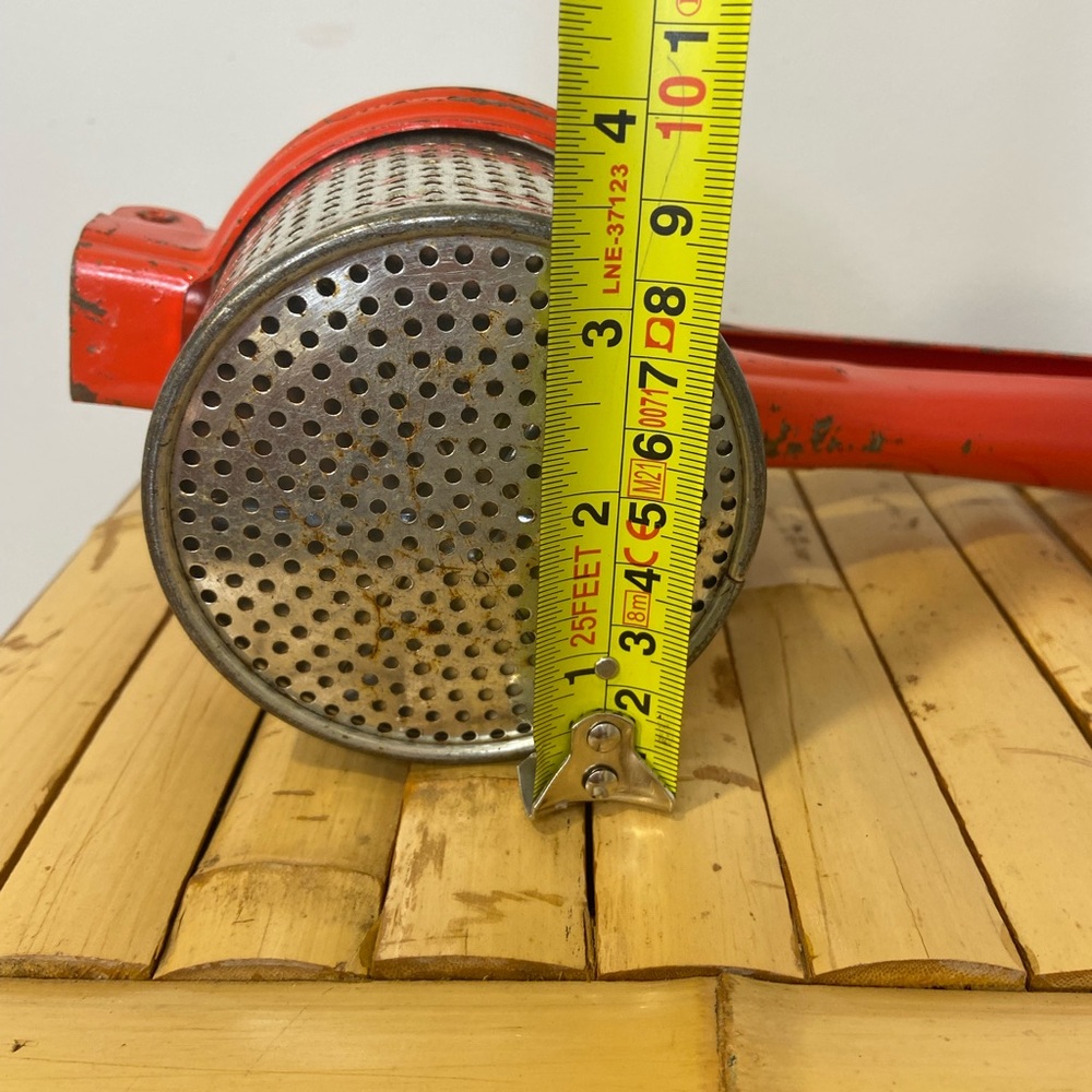 Vintage Red Potato Ricer - Picture 7 of 7